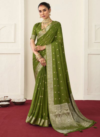 Immaculate Woven Silk Contemporary Saree