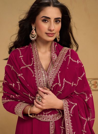 
                            Imperial Embroidered Georgette Anarkali Salwar Suit