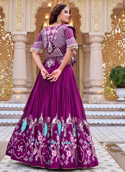 
                            Imperial Vichitra Silk Sangeet Lehenga Choli