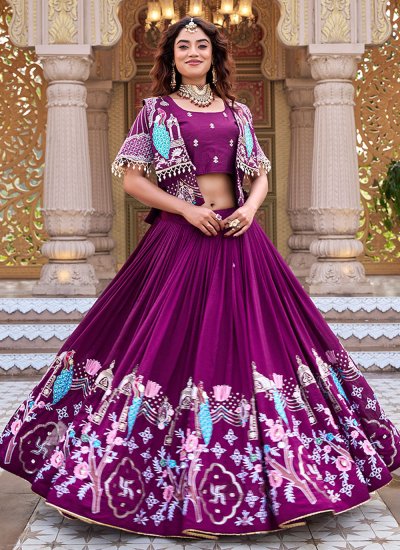 Imperial Vichitra Silk Sangeet Lehenga Choli