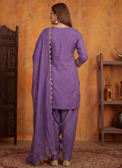 
                            Innovative Lavender Tissue Salwar Kameez
