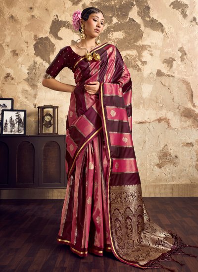 Innovative Wine Classic Saree