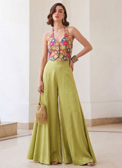 Intriguing Embroidered Silk Salwar Kameez