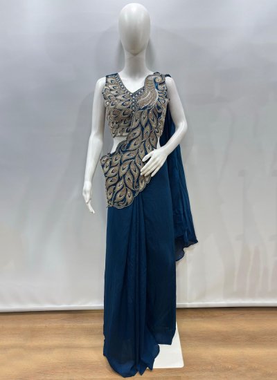 
                            Invaluable Silk Contemporary Saree