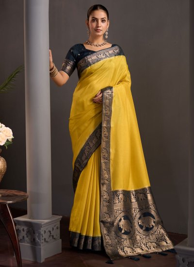 Irresistible Viscose Woven Trendy Saree