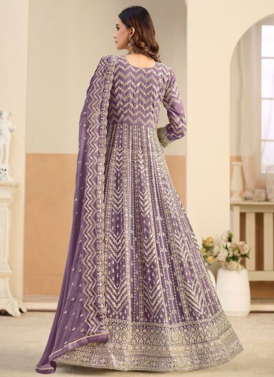 
                            Lavender Ceremonial Trendy Salwar Kameez