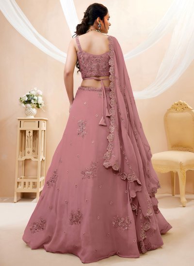 
                            Lovely Pink Festival Designer Lehenga Choli