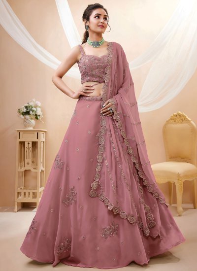 Lovely Pink Festival Designer Lehenga Choli