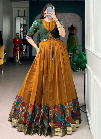 Magnetic Mustard Gown 