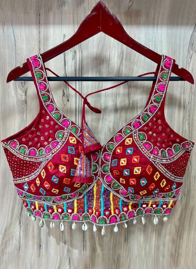 Maroon Festival Blouse