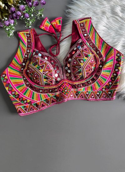
                            Maroon Mirror Blouse