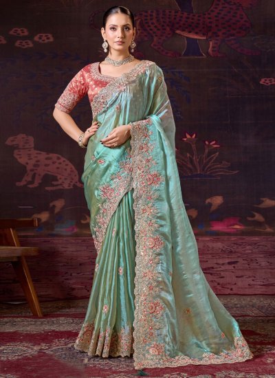 Miraculous Embroidered Contemporary Saree