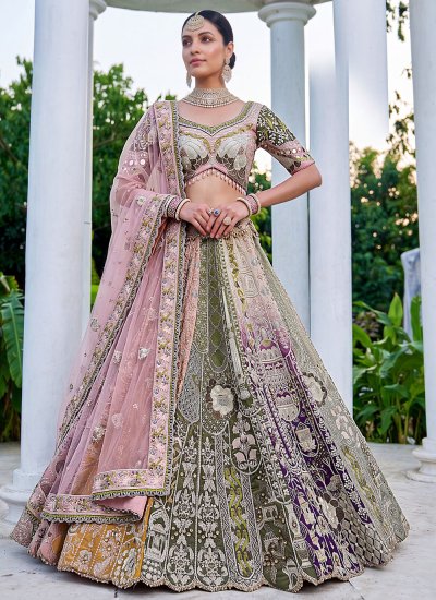 Multi Colour Color Readymade Lehenga Choli