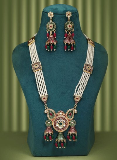 Multi Colour Festival Necklace Set