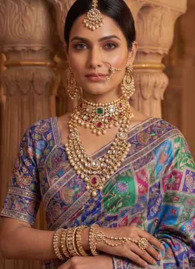 
                            Multi Colour Festival Trendy Saree