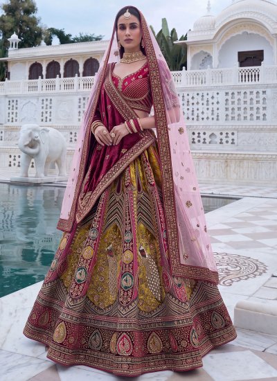 
                            Multi Colour Patchwork Designer Lehenga Choli