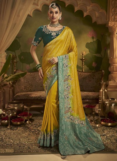 Mustard Ceremonial Classic Saree