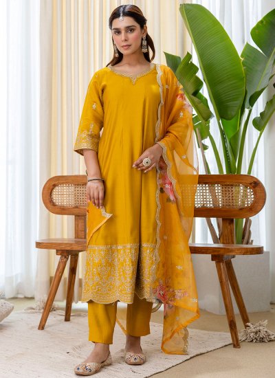 Mustard Color Pant Style Suit