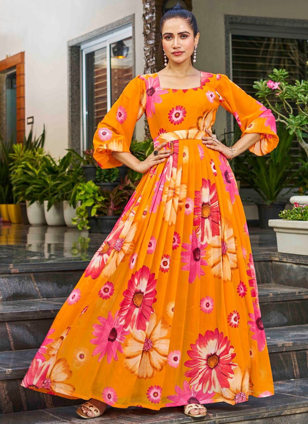 sachin and babi light blue dress Maternity Maxi Dresses main image 0