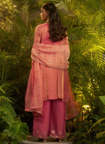
                            Outstanding Organza Embroidered Readymade Salwar Kameez