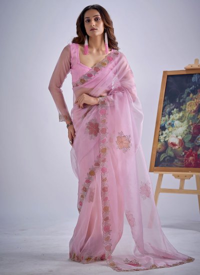 Picturesque Fancy Organza Traditional Saree