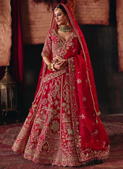 Pink Color Designer Lehenga Choli