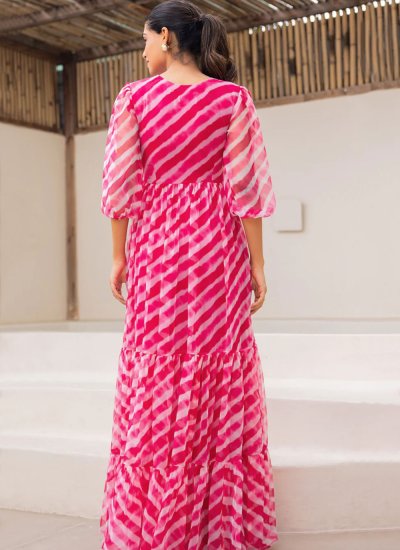 
                            Pink Color Gown 