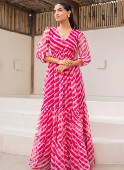 Pink Color Gown 