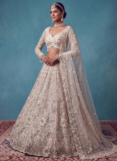 
                            Pink Net Readymade Lehenga Choli