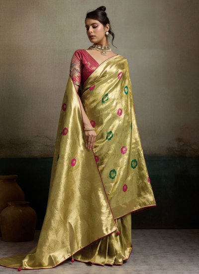 Pleasance Green Ceremonial Saree