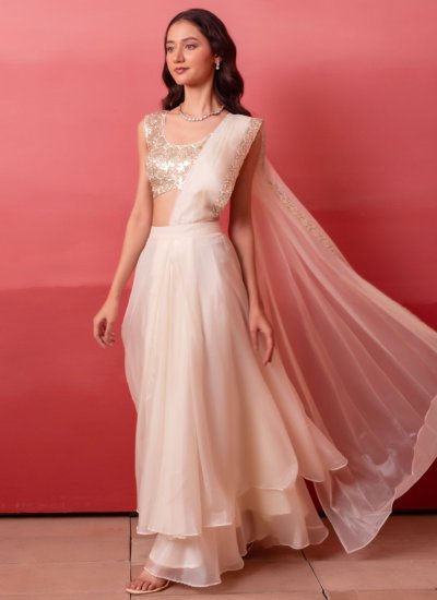 Pleasance Organza Party Classic Saree