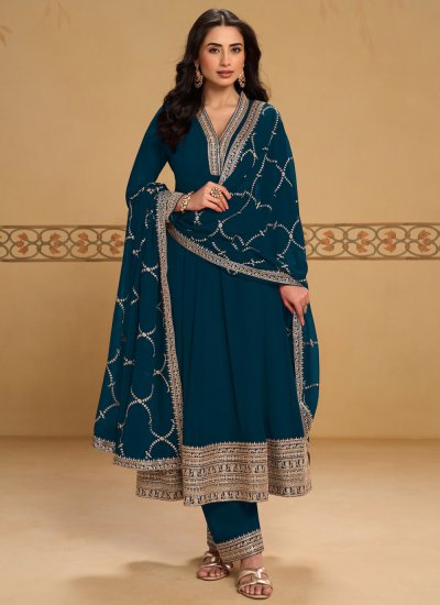 Praiseworthy Embroidered Wedding Readymade Salwar Kameez