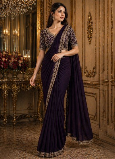 Praiseworthy Wine Classic Saree