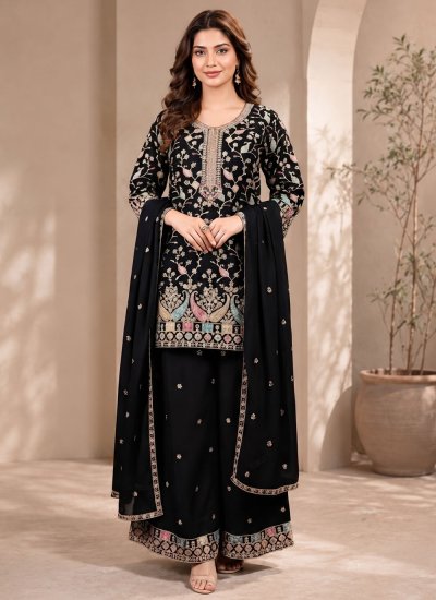 Preferable Chinon Party Trendy Salwar Kameez
