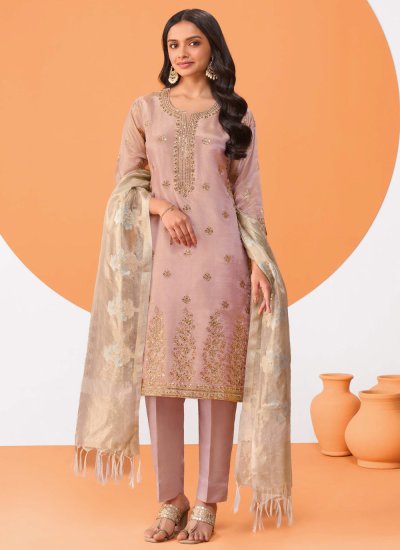 Preferable Pink Pant Style Suit