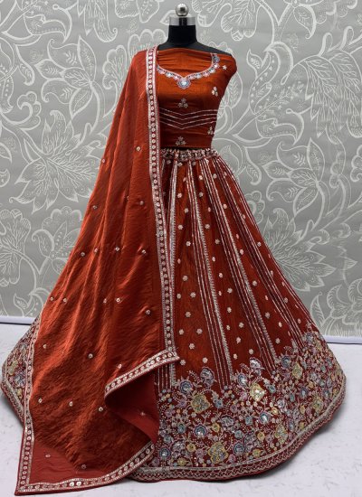 Prepossessing Zari Trendy Lehenga Choli