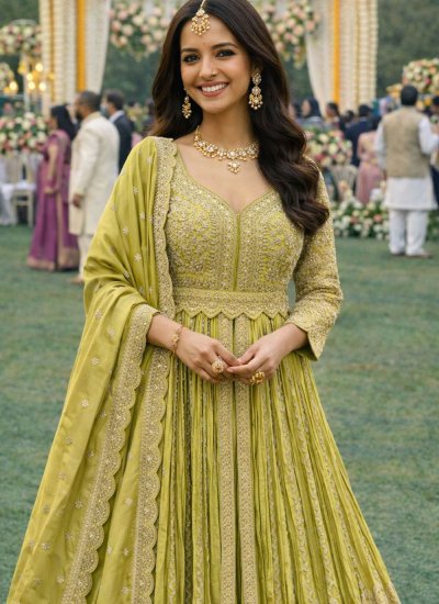 
                            Prime Embroidered Chinon Readymade Lehenga Choli