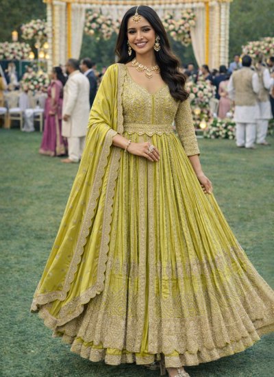 Prime Embroidered Chinon Readymade Lehenga Choli