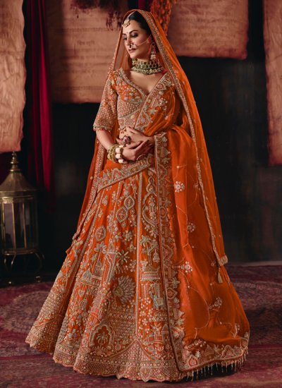 Pristine Embroidered Wedding Lehenga Choli