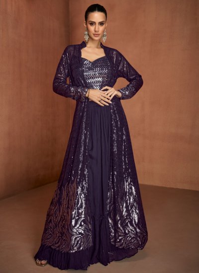 Purple Festival Lehenga Choli