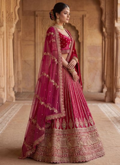 
                            Rani Bridal Silk Trendy Lehenga Choli
