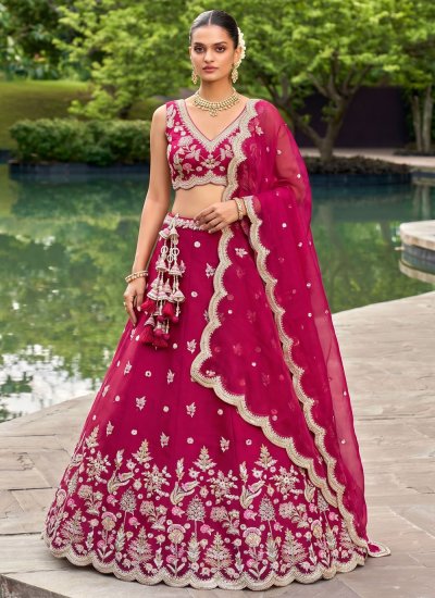 Rani Sequins Reception Trendy Lehenga Choli