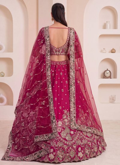 
                            Rani Silk Designer Lehenga Choli