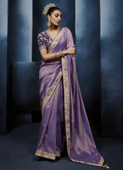 Ravishing Embroidered Contemporary Saree