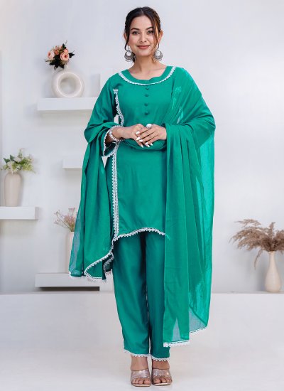 Rayon Rama Buttons Salwar Suit