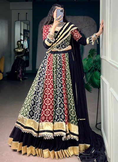 Rayon Readymade Lehenga Choli in Multi Colour