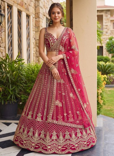 Renowned Cord Net Lehenga Choli