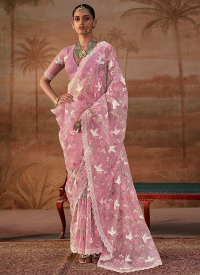 Royal Embroidered Engagement Classic Saree