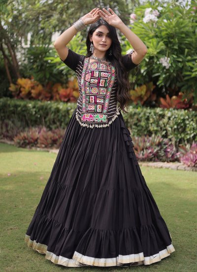 Sensational Patchwork Cotton A Line Lehenga Choli