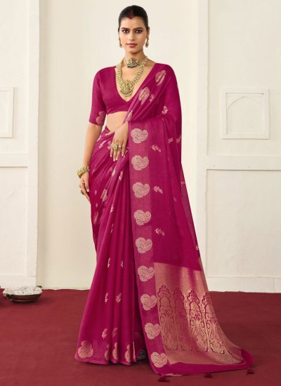 Silk Rani Trendy Saree
